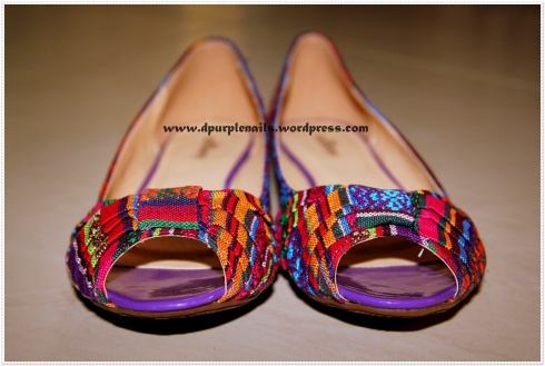 Multi colored sandals